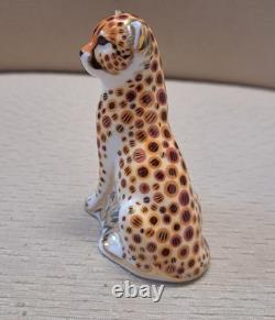 Royal Crown Derby Feline collection. Certs. Gold Stop. Boxes