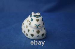 Royal Crown Derby Fletcher's Blue Rabbit Papeweight 63/100 Brand New / Boxed