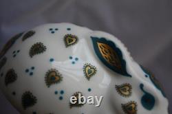 Royal Crown Derby Fletcher's Blue Rabbit Papeweight 99/100 Brand New / Boxed