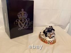 Royal Crown Derby Friesian Cow Buttercup Paperweight