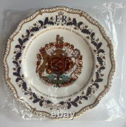 Royal Crown Derby Gadroon Plate Diamond Jubilee Ltd Edition New in Box