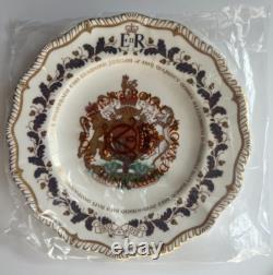 Royal Crown Derby Gadroon Plate Diamond Jubilee Ltd Edition New in Box