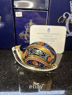 Royal Crown Derby Garden Snail