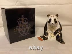 Royal Crown Derby Giant Panda Paperweight