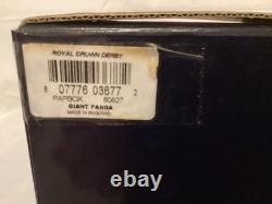 Royal Crown Derby Giant Panda Paperweight
