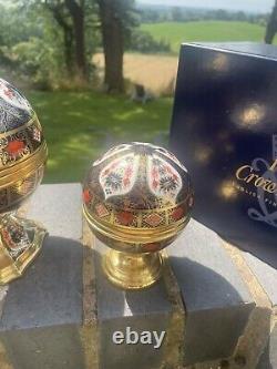 Royal Crown Derby Globe Barometr