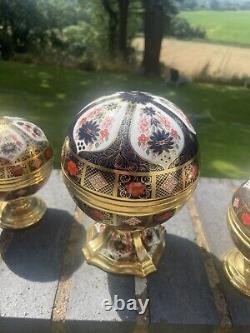 Royal Crown Derby Globe Barometr