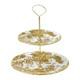 Royal Crown Derby Gold Aves 2 Tier Cake Stand