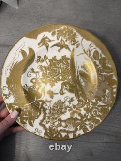 Royal Crown Derby Gold Aves 27cm Dinner Plate