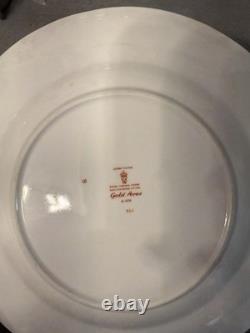 Royal Crown Derby Gold Aves 27cm Dinner Plate
