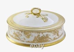 Royal Crown Derby Gold Aves Chocolate Box 1st Quality 22cm Wide
