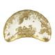 Royal Crown Derby Gold Aves Crescent Plate