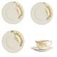 Royal Crown Derby Gold Aves Motif 20pc Set Bone China Tableware