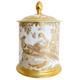 Royal Crown Derby Gold Aves Storage Jar