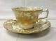 Royal Crown Derby Gold Aves Teacup & Saucer New Bone China England
