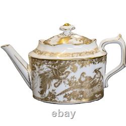 Royal Crown Derby Gold Aves Teapot 2nd Quality / Small