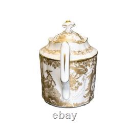 Royal Crown Derby Gold Aves Teapot 2nd Quality / Small