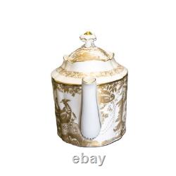 Royal Crown Derby Gold Aves Teapot 2nd Quality / Small