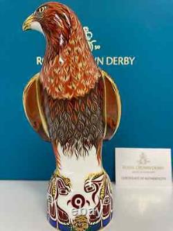 Royal Crown Derby Golden Eagle Paperweight 1st Quality