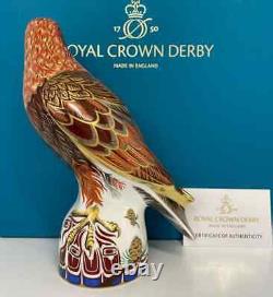 Royal Crown Derby Golden Eagle Paperweight 1st Quality