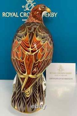 Royal Crown Derby Golden Eagle Paperweight 1st Quality