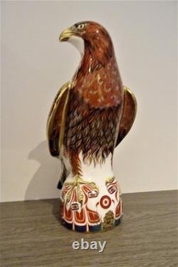Royal Crown Derby Golden Eagle limited edition number 381 of 750 paperweight