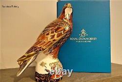 Royal Crown Derby Golden Eagle limited edition number 385 of 750 paperweight