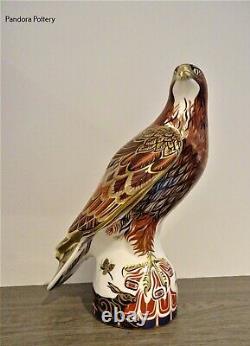 Royal Crown Derby Golden Eagle limited edition number 385 of 750 paperweight