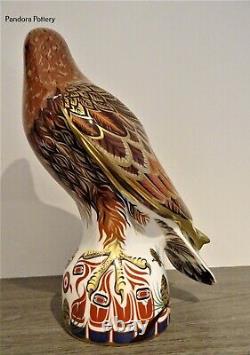 Royal Crown Derby Golden Eagle limited edition number 385 of 750 paperweight