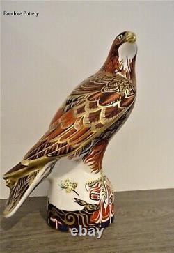 Royal Crown Derby Golden Eagle limited edition number 385 of 750 paperweight