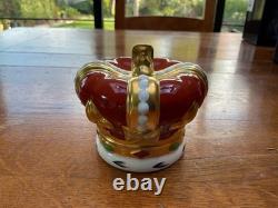 Royal Crown Derby Golden Jubilee Heraldic Crown Paperweight