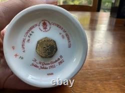 Royal Crown Derby Golden Jubilee Heraldic Crown Paperweight