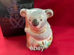 Royal Crown Derby, Golden Koala As NewithBoxed