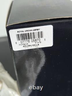 Royal Crown Derby Golden Koala P/w Gold stopper Original box & Invoice
