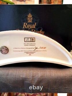 Royal Crown Derby Golden Pheasant L/e Gold Stopper Boxed + Cert Mint