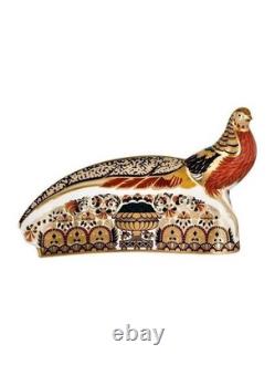 Royal Crown Derby Golden Pheasant Paperweight