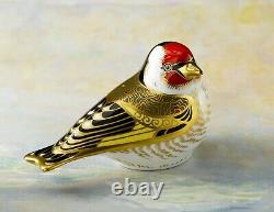 Royal Crown Derby Goldfinch Bird Paperweight New 1st Quality Boxed