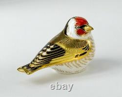 Royal Crown Derby Goldfinch Bird Paperweight New 1st Quality Boxed