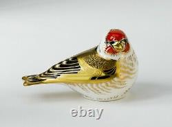 Royal Crown Derby Goldfinch Bird Paperweight New 1st Quality Boxed