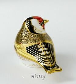 Royal Crown Derby Goldfinch Bird Paperweight New 1st Quality Boxed
