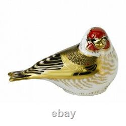 Royal Crown Derby Goldfinch Paperweight