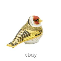 Royal Crown Derby Goldfinch Paperweight