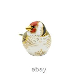 Royal Crown Derby Goldfinch Paperweight 1st Quality