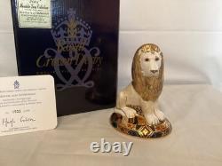 Royal Crown Derby Goviers Heraldic Lion Ltd Edition Paperweight