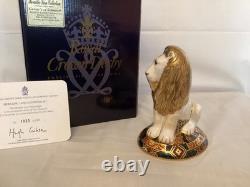 Royal Crown Derby Goviers Heraldic Lion Ltd Edition Paperweight