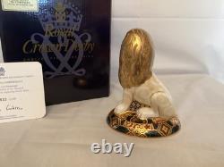 Royal Crown Derby Goviers Heraldic Lion Ltd Edition Paperweight