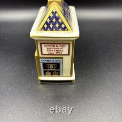 Royal Crown Derby Goviers of Sidmouth porcelain china shop miniature in box Royal Crown Derby Goviers of Sidmouth porcelain china shop miniature in box
