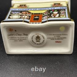 Royal Crown Derby Goviers of Sidmouth porcelain china shop miniature in box