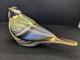 Royal Crown Derby Great Tit Paperweight With Gold Stopper