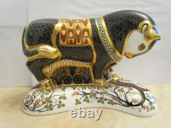 Royal Crown Derby Grecian Bull Limited Edition Number 203 Certificate Excellent